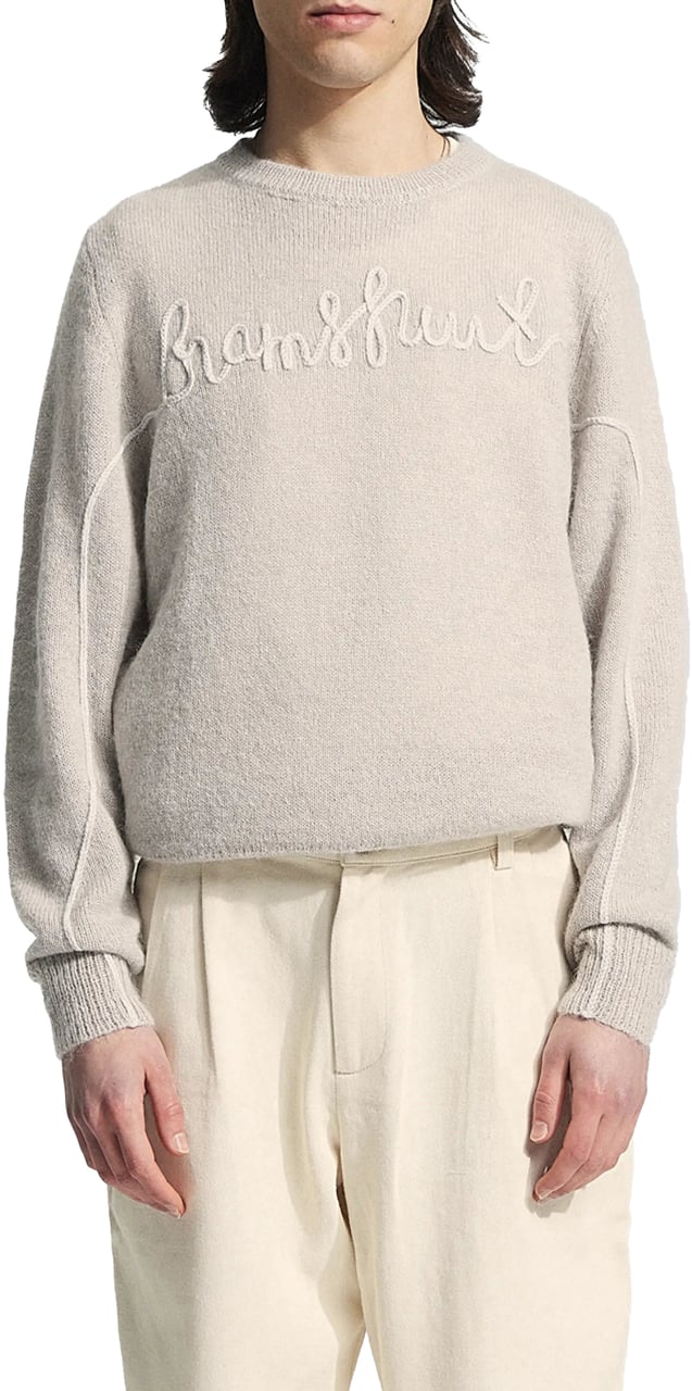 Bram's Fruit Garden Hose Knit - Grey Melange Grijs