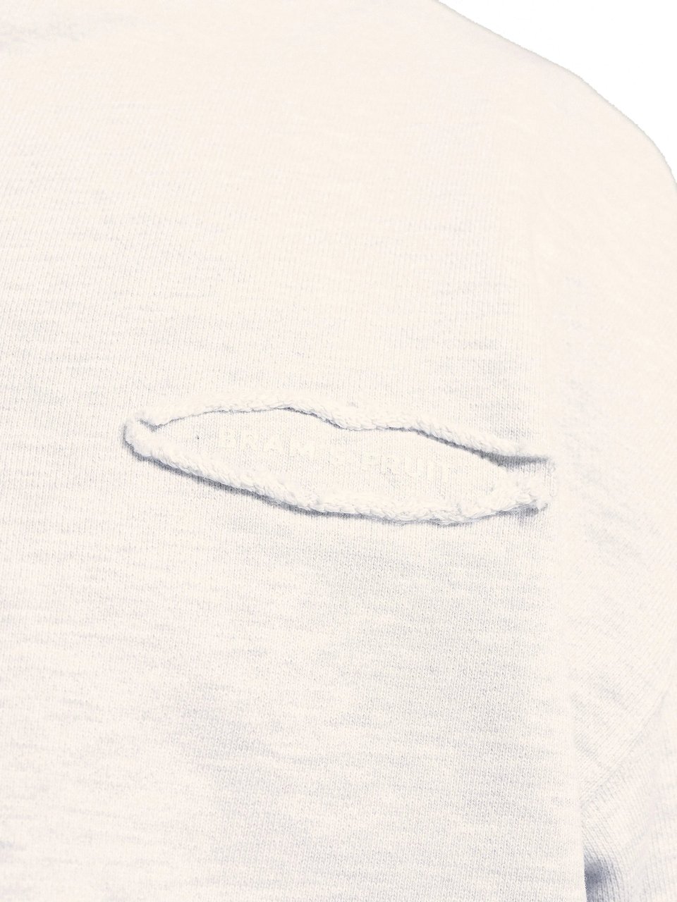 Bram's Fruit Cut & Sew Quarter Zip Hoodie - Grey Melange Grijs
