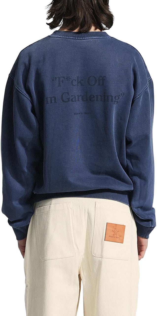 Bram's Fruit Heren F*ck Off Sweater Blauw Blauw