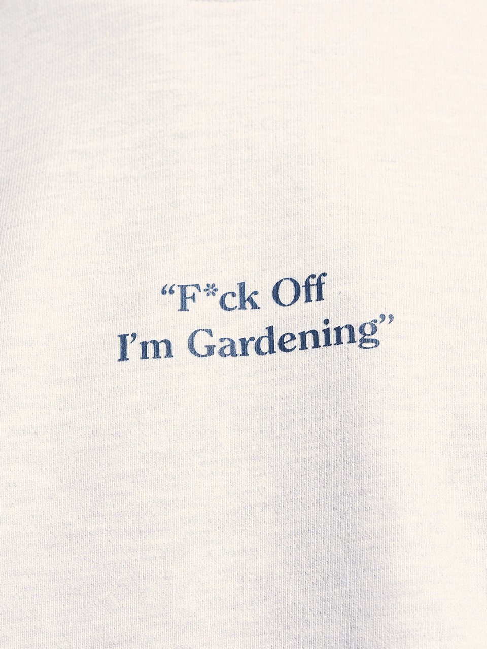 Bram's Fruit "F*ck Off I'm Gardening" Raglan Crewneck - Grey Melange Grijs