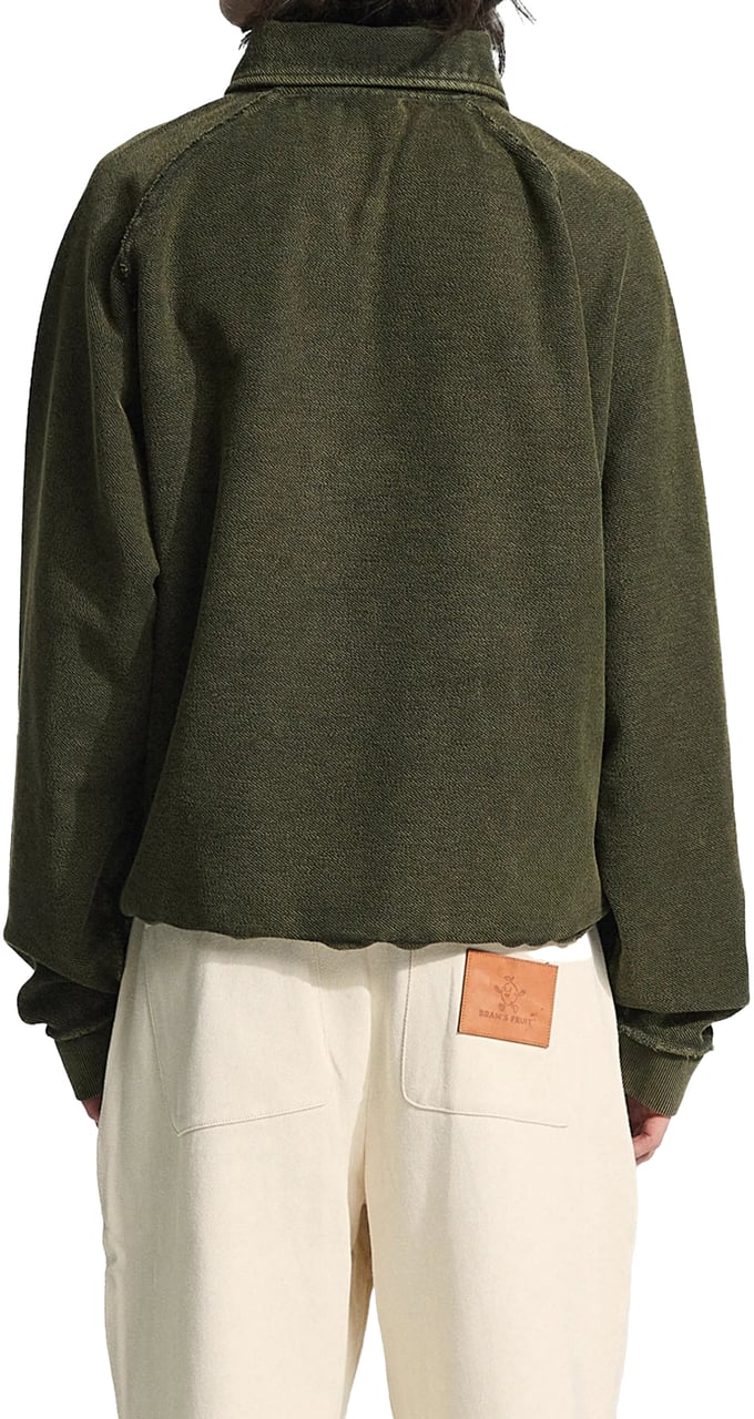 Bram's Fruit Chest Pocket Sweat Polo  - Washed Charcoal Grijs