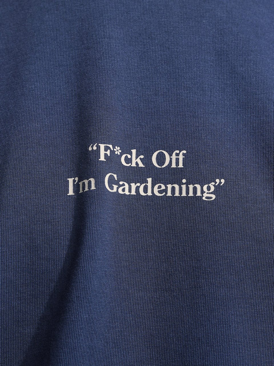 Bram's Fruit "F*ck Off I'm Gardening" Raglan T-shirt - Solid Midnight Blue Blauw