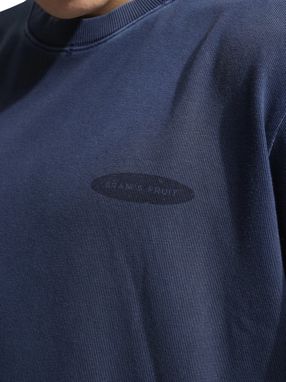 Bram's Fruit Distressed "F*ck Off I'm Gardening" T-shirt - Washed Midnight Blue Blauw