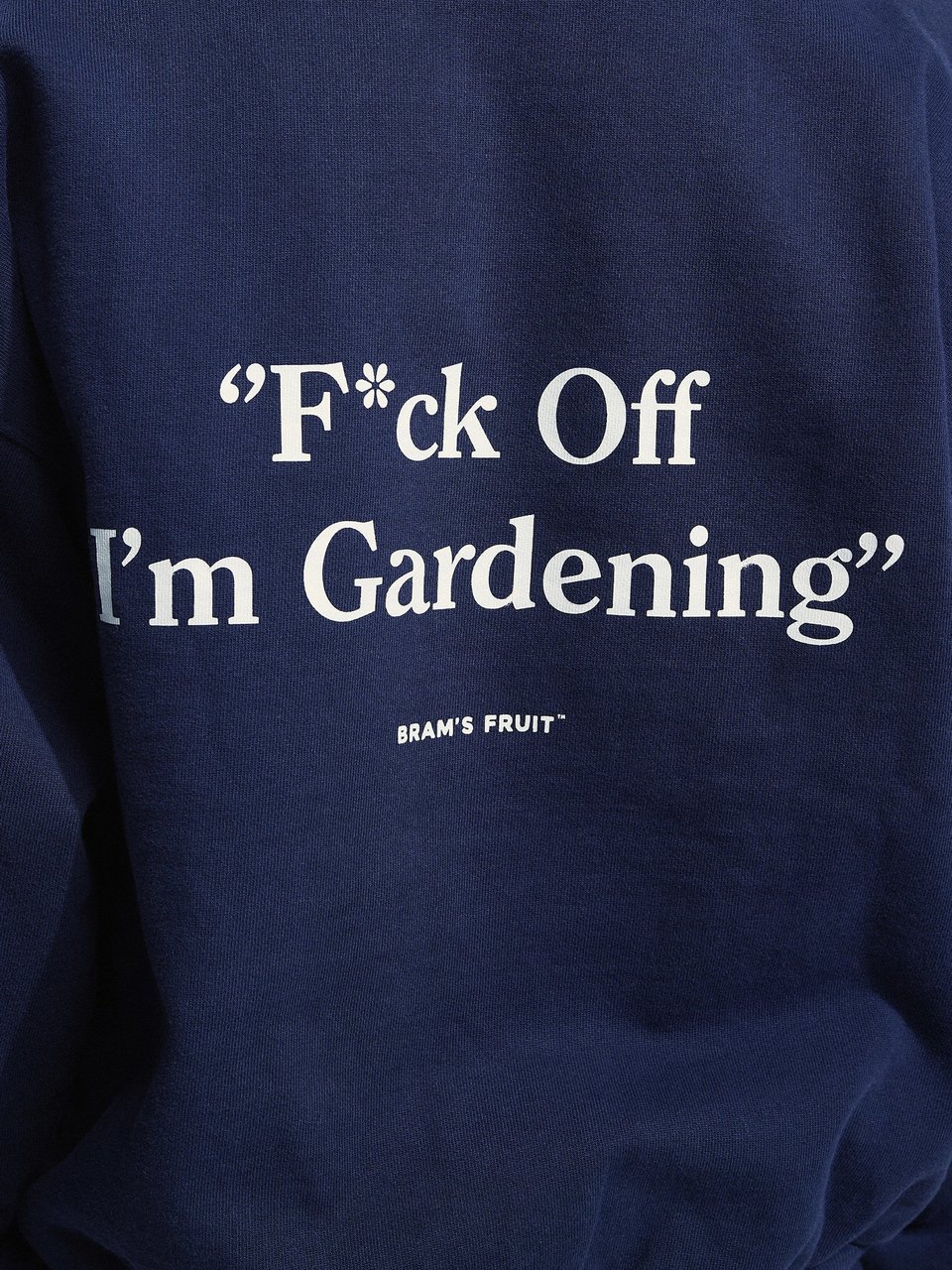 Bram's Fruit “F*ck Off I'm Gardening” Crewneck - Navy Blauw