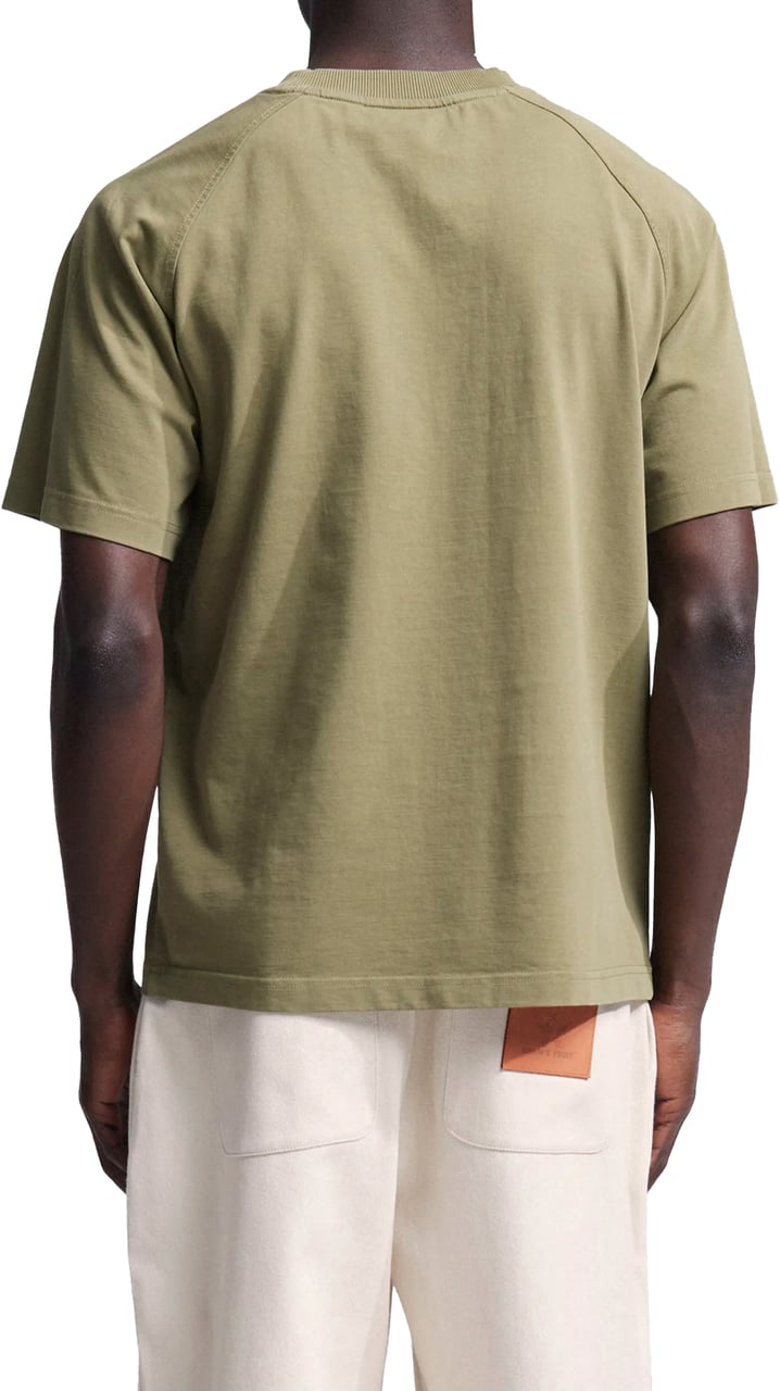 Bram's Fruit "F*ck Off I'm Gardening" Raglan T-shirt - Solid Olive Green Groen
