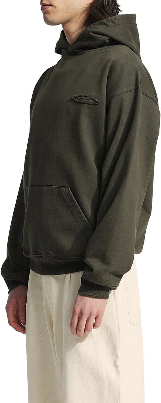 Bram's Fruit Cut & Sew “F*ck Off I'm Gardening” Hoodie - Washed Charcoal Grijs