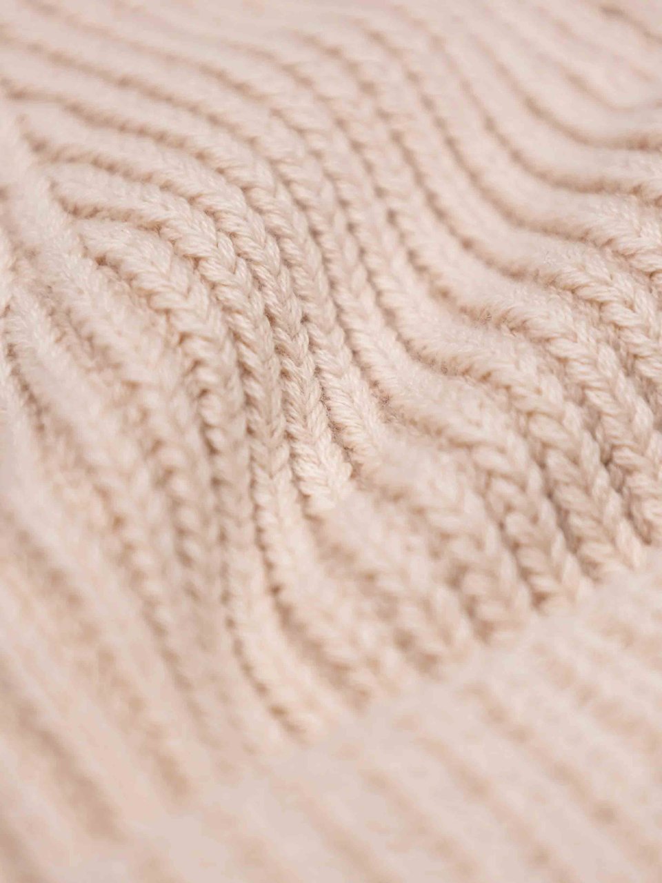 Bram's Fruit Distressed  Beanie- Beige Beige