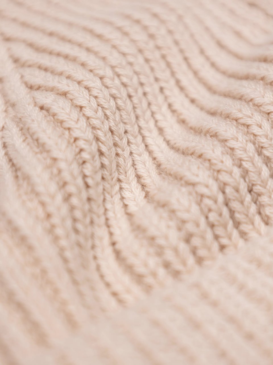 Bram's Fruit Distressed Beanie- Beige Beige