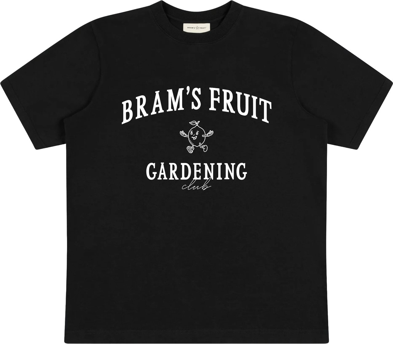 Bram's Fruit Gardening Club T-shirt - Black Zwart