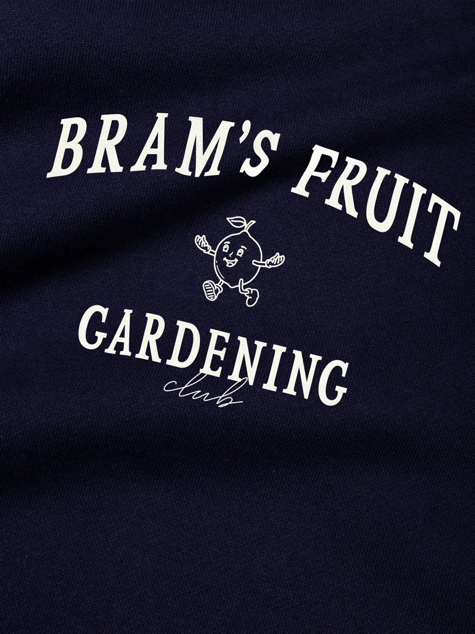 Bram's Fruit Gardening Club Crewneck - Navy Blauw