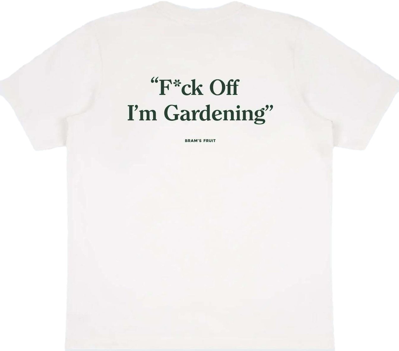 Bram's Fruit Heren Fuck Off T-shirt Wit Wit