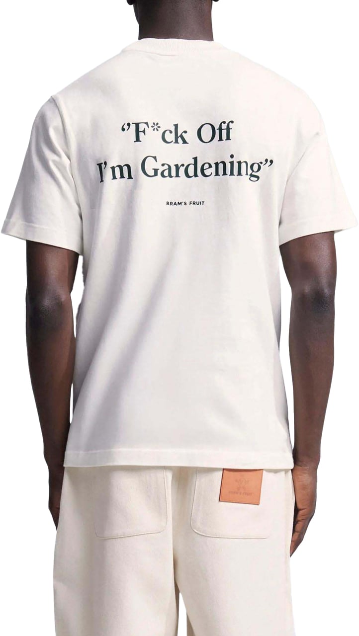 Bram's Fruit Heren Fuck Off T-shirt Wit Wit