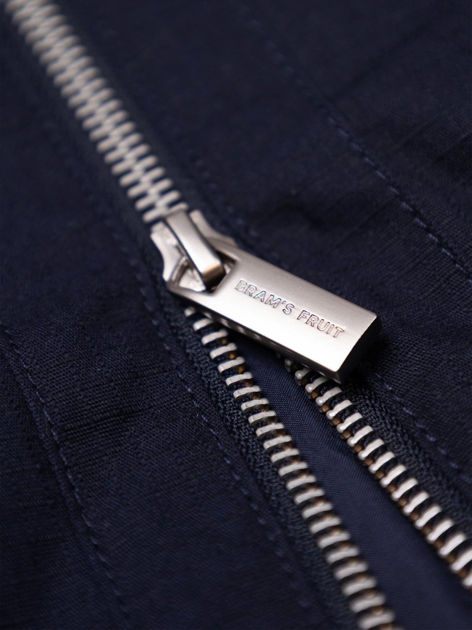 Bram's Fruit Ripstop Text Logo Jacket - Navy Blauw