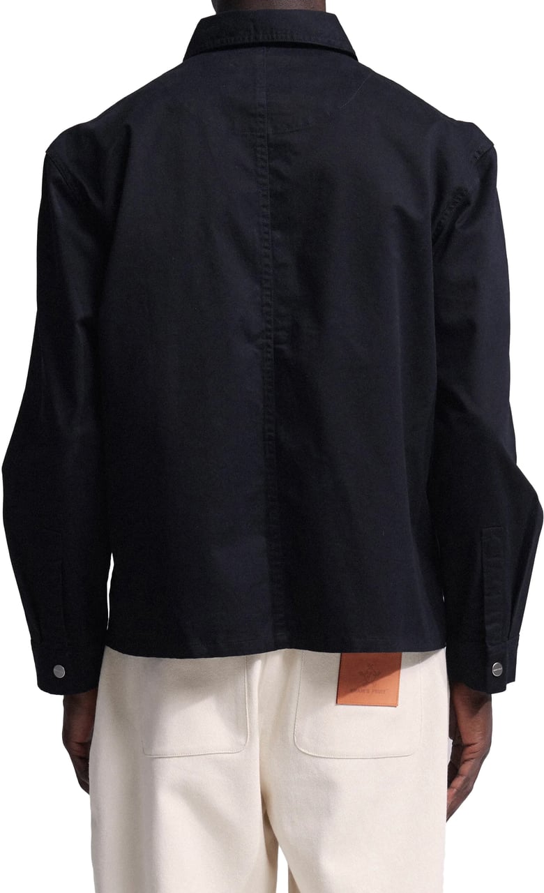 Bram's Fruit Chore Overshirt - Black Zwart