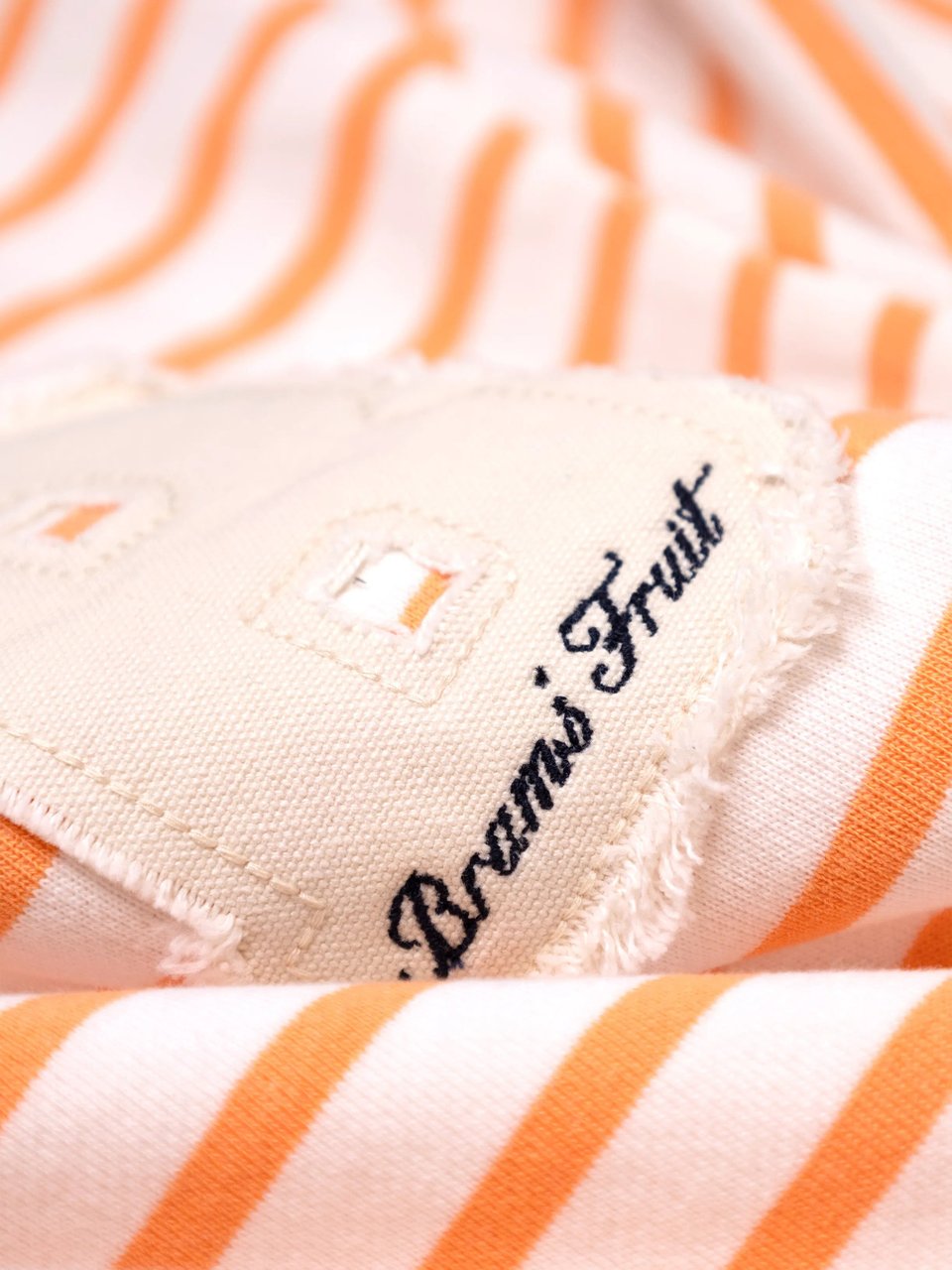 Bram's Fruit Varsity Striped T-shirt - Orange Oranje