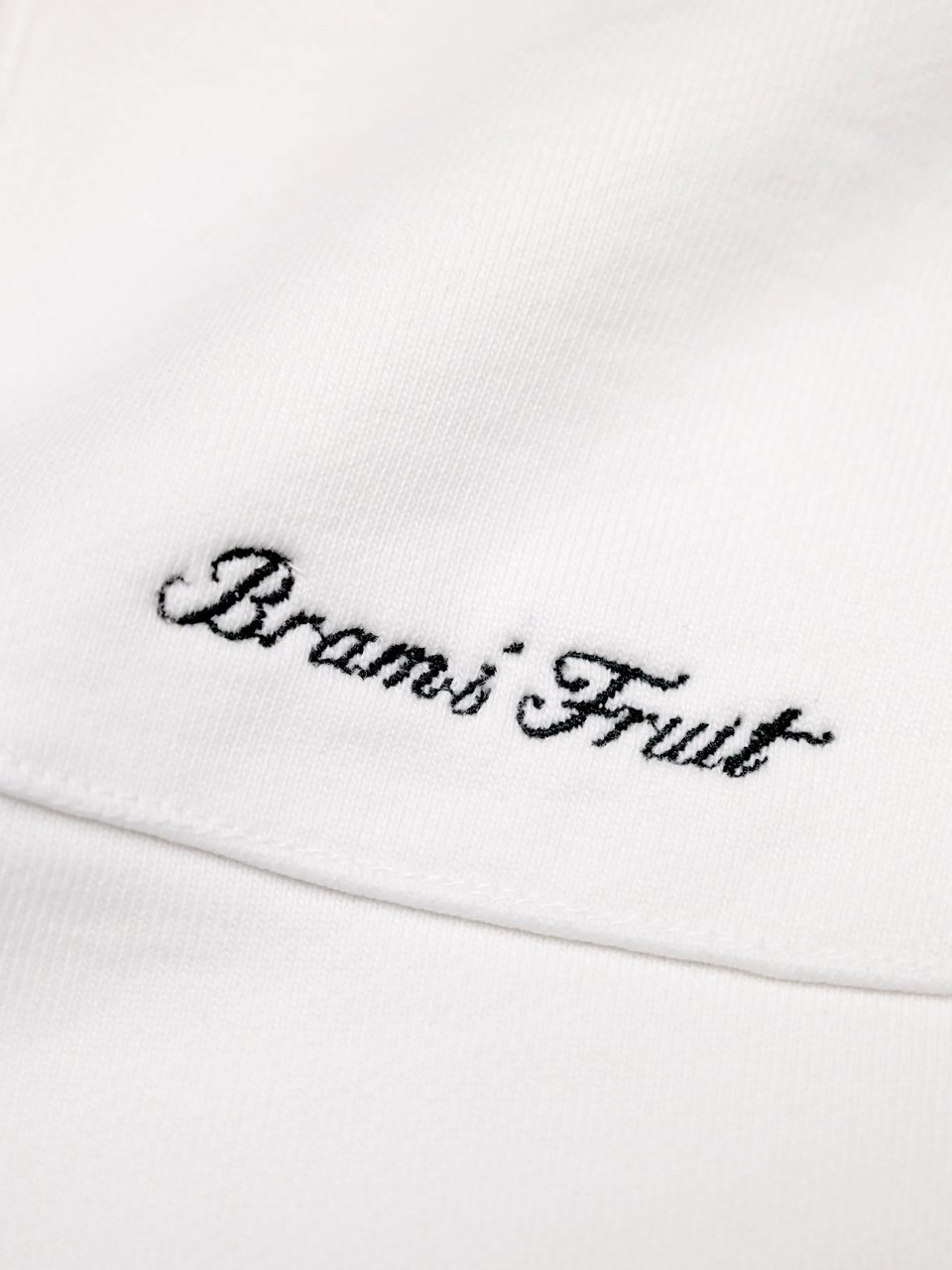 Bram's Fruit Varsity Jogger Shorts - Off White Wit