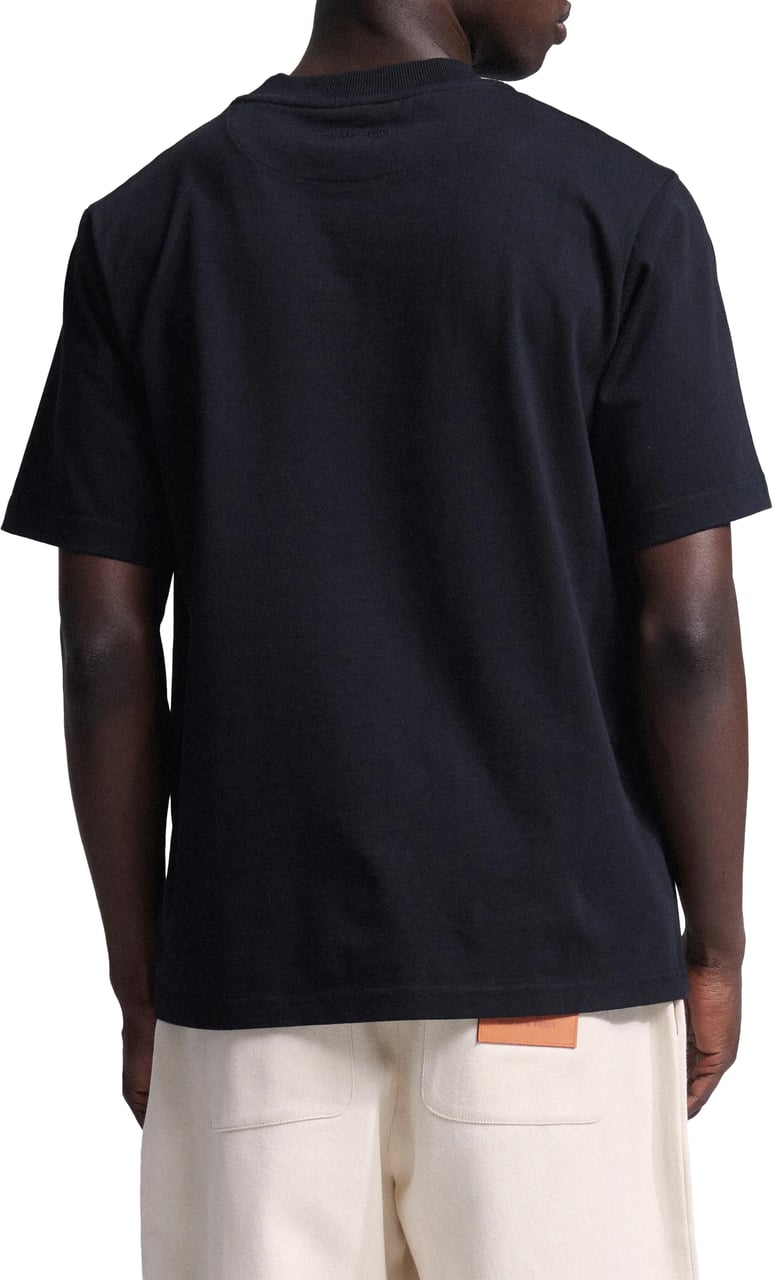 Bram's Fruit Script Logo T-shirt - Black Zwart