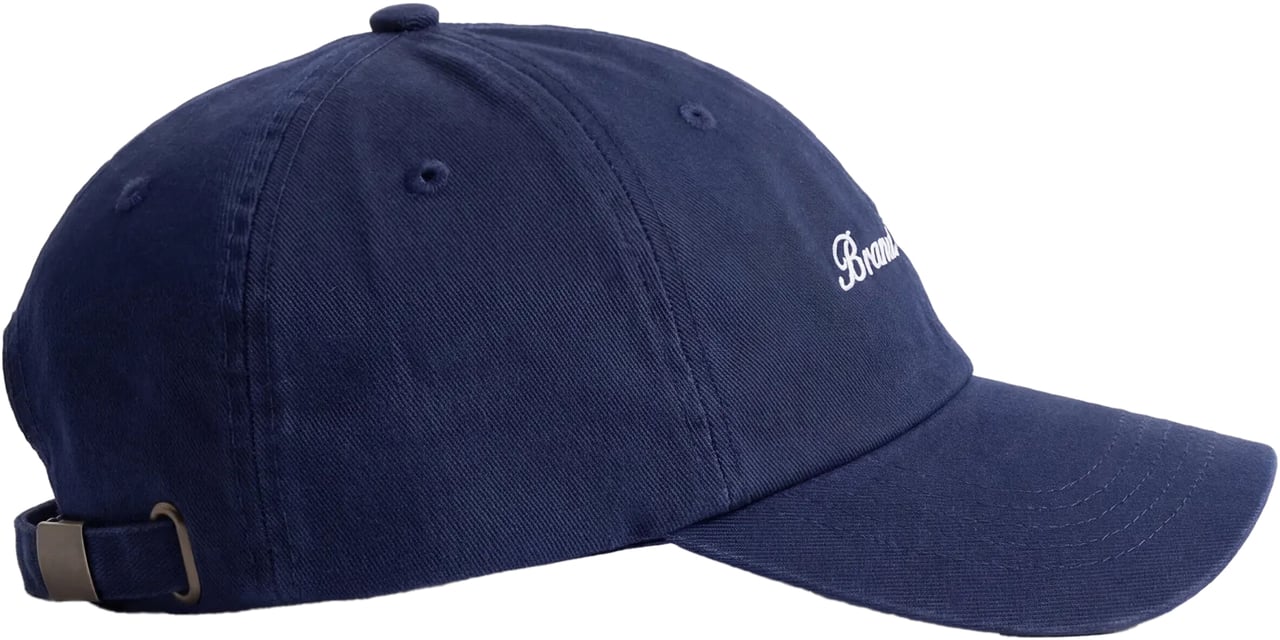 Bram's Fruit Script Logo Cap - Navy Blauw