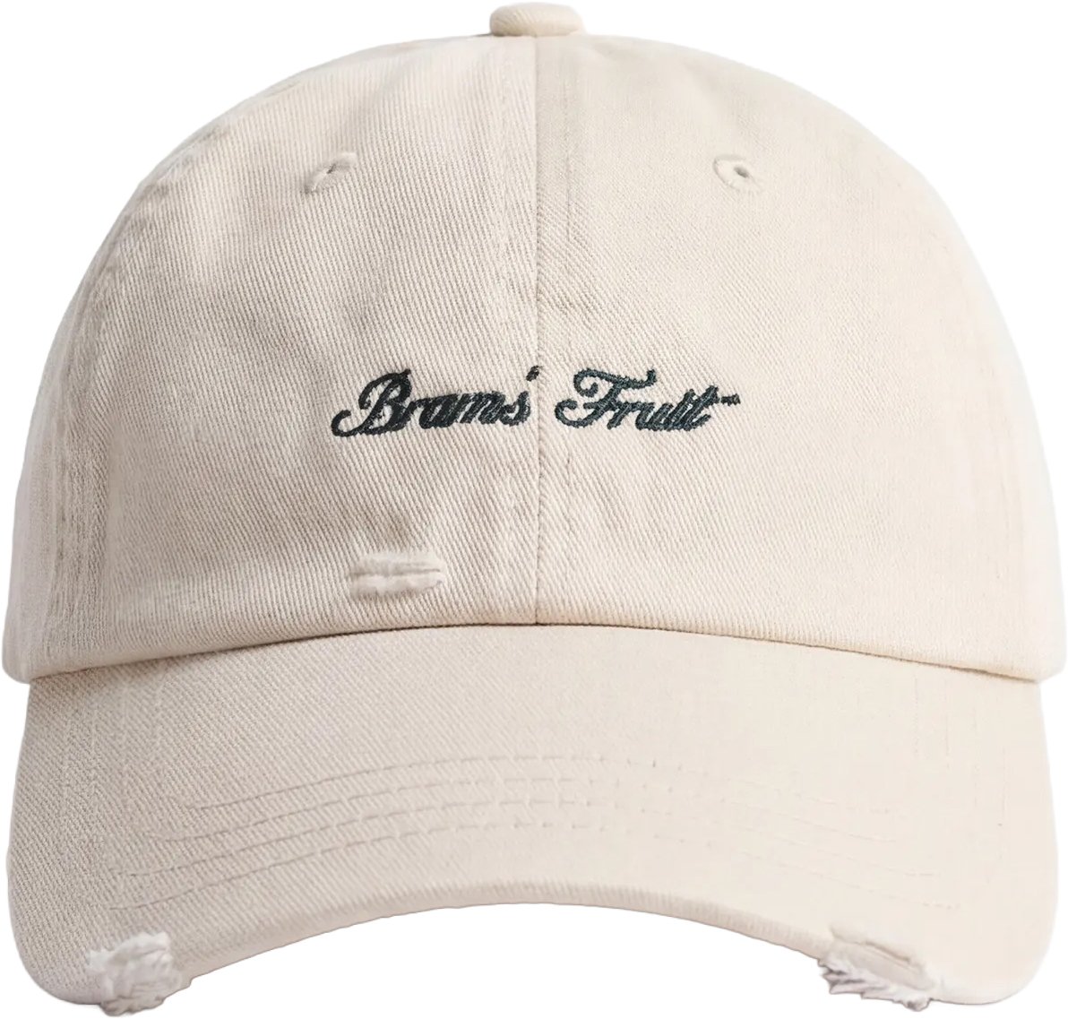 Bram's Fruit Script Logo Cap - Beige Beige