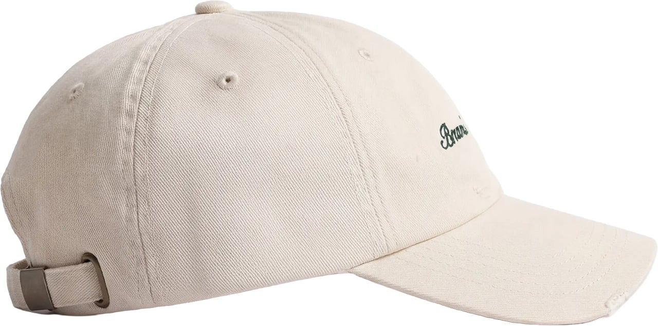 Bram's Fruit Script Logo Cap - Beige Beige