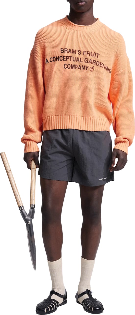 Bram's Fruit Stamp Knit - Orange Oranje