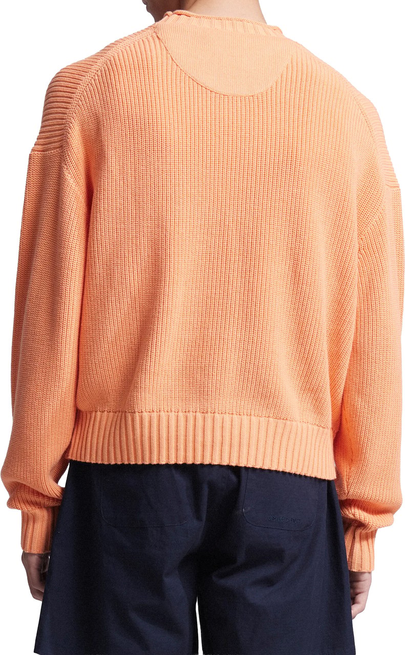 Bram's Fruit Stamp Knit - Orange Oranje