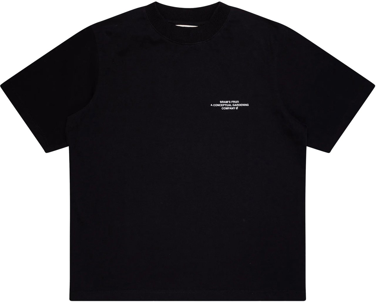 Bram's Fruit Stamp Inside Out T-shirt - Black Zwart