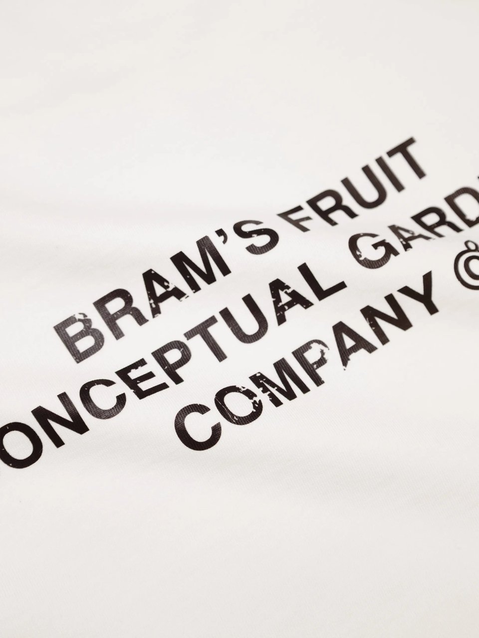 Bram's Fruit Stamp Inside Out T-shirt - White Wit