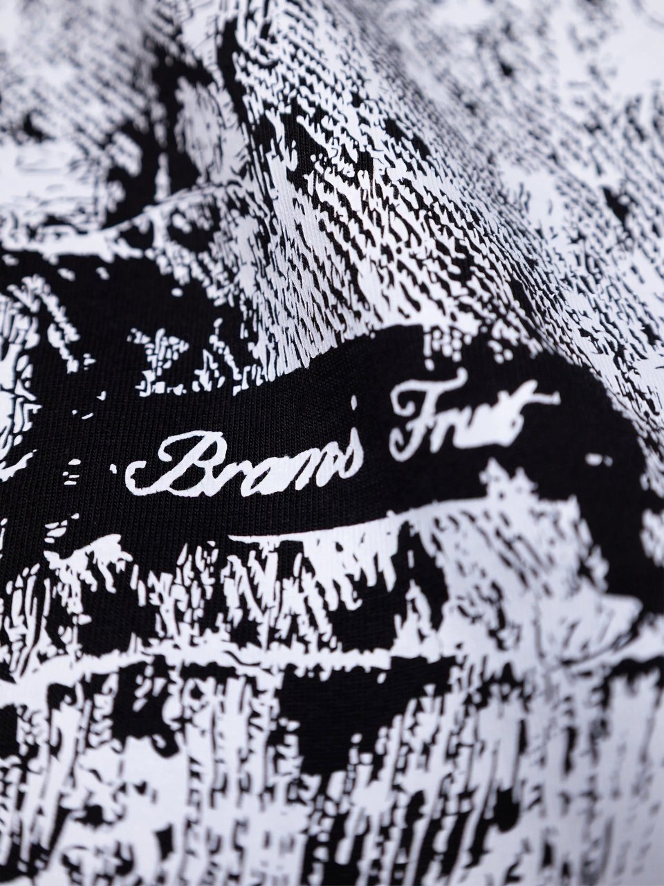 Bram's Fruit Gardening Glove T-shirt - Black Zwart