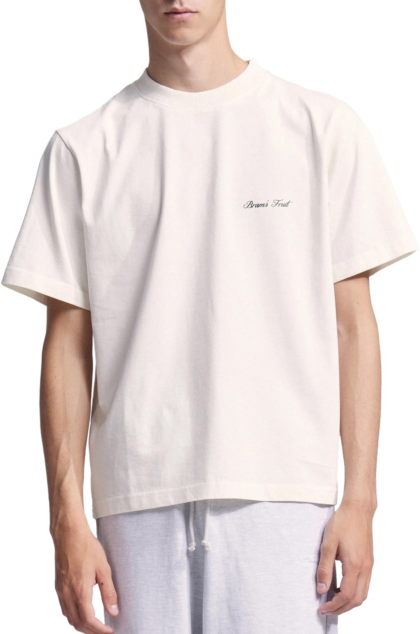 Bram's Fruit Gardening Label T-shirt - White Wit