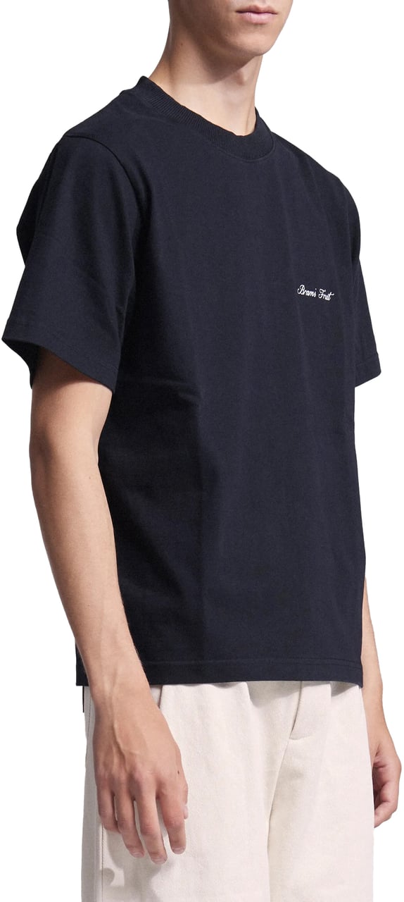 Bram's Fruit Gardening Label T-shirt - Black Zwart