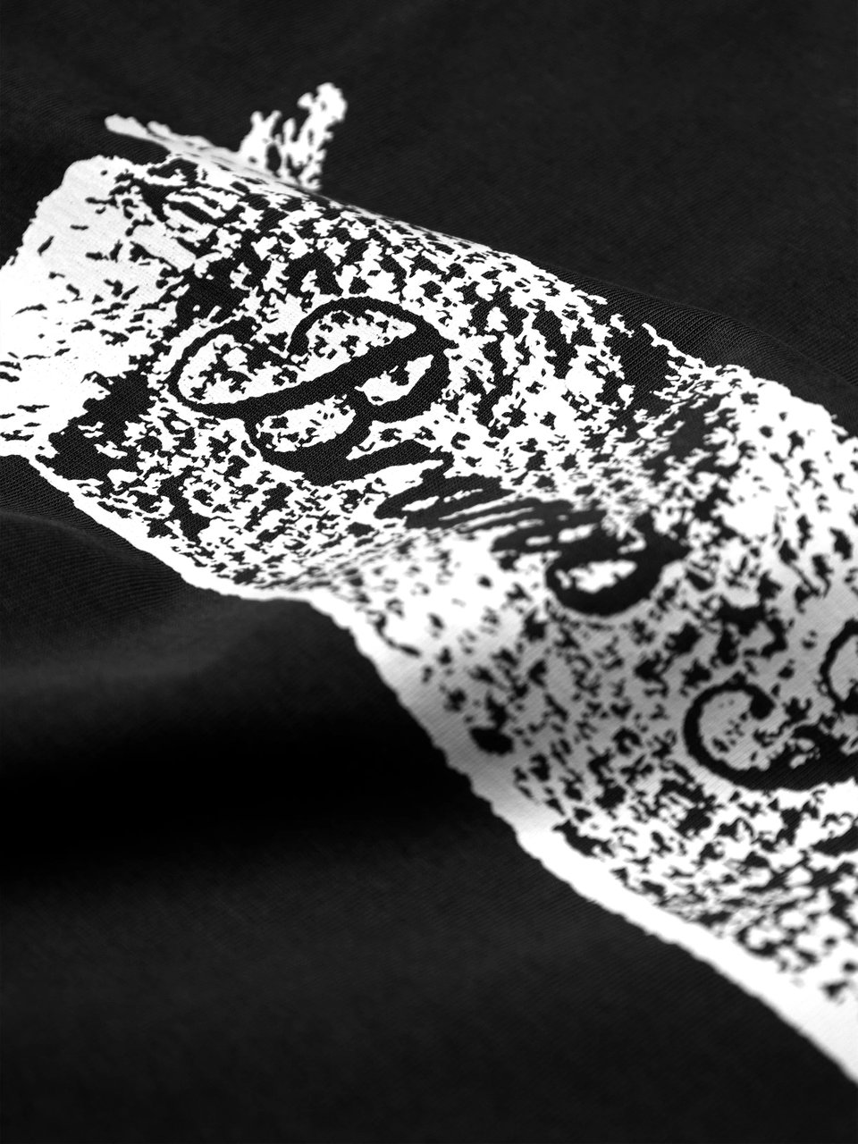 Bram's Fruit Gardening Label T-shirt - Black Zwart