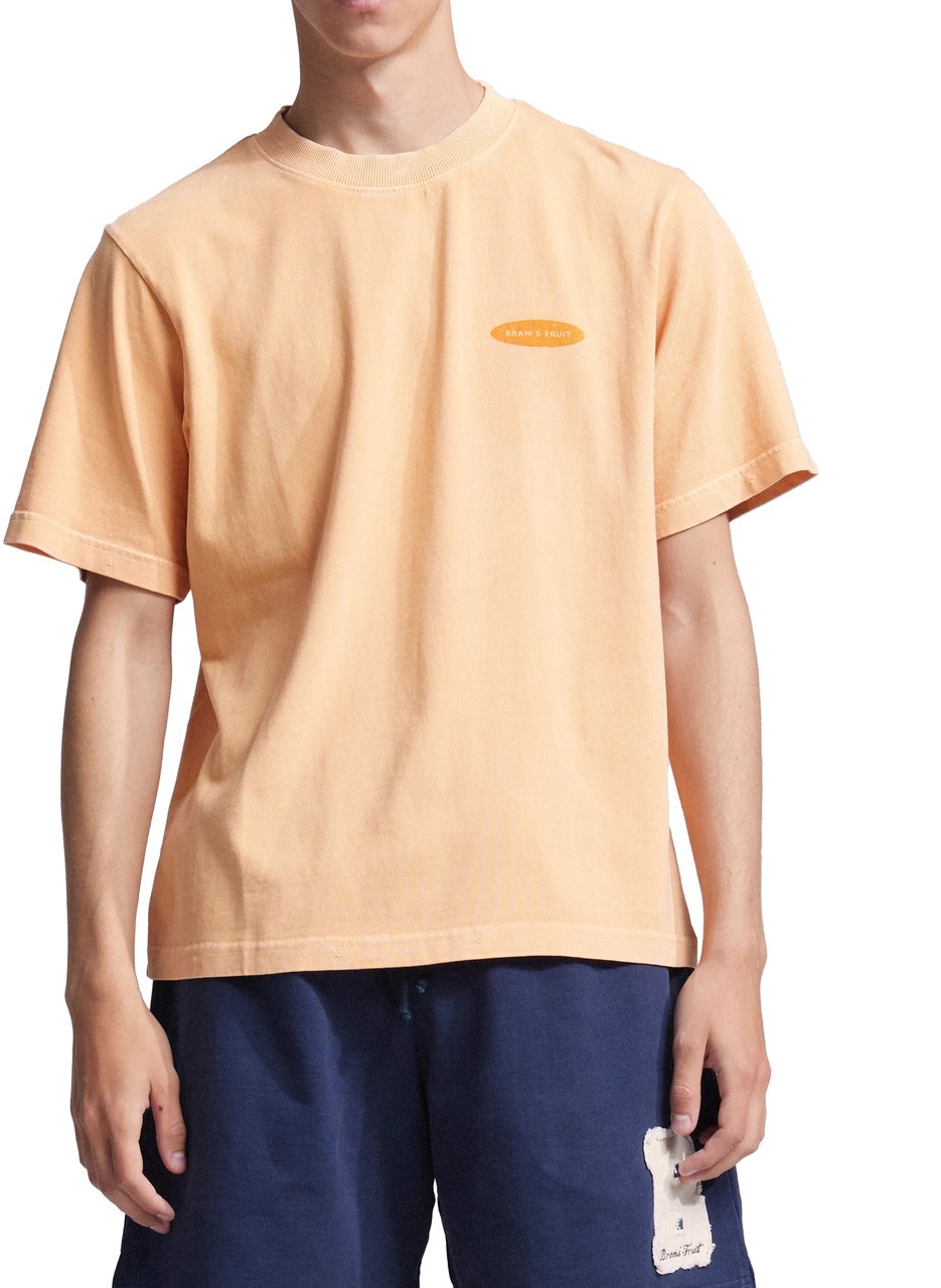 Bram's Fruit Distressed F*ck Off I'm Gardening T-shirt - Washed Orange Oranje