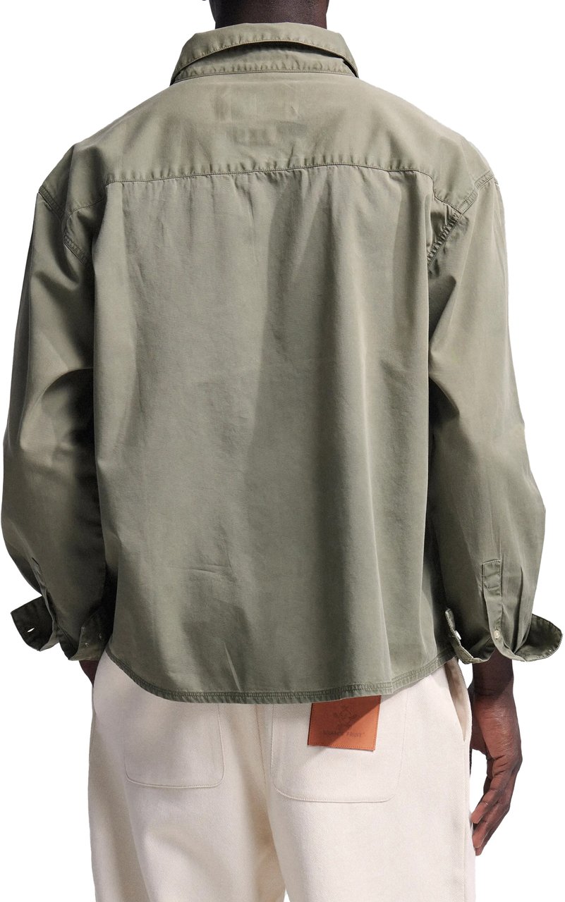 Bram's Fruit Sun Faded Script logo Shirt - Green Groen