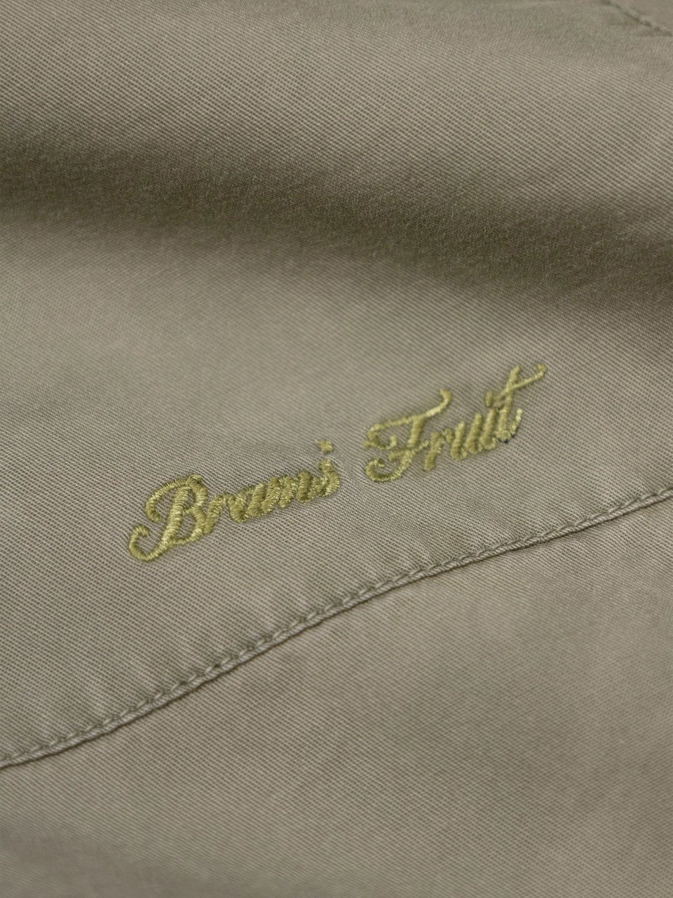 Bram's Fruit Sun Faded Script logo Shirt - Green Groen