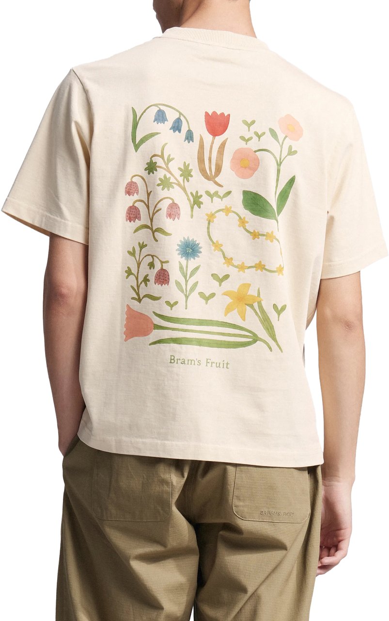 Bram's Fruit Botanical T-shirt - Beige Beige
