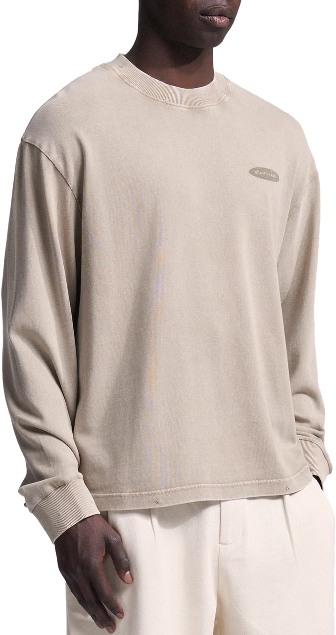Bram's Fruit Distressed F*ck Off I'm Gardening Longsleeve - Sand Beige