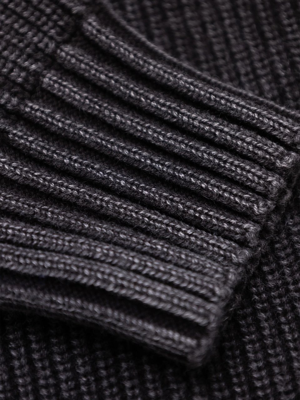 Bram's Fruit Stamp Knit - Charcoal Grijs