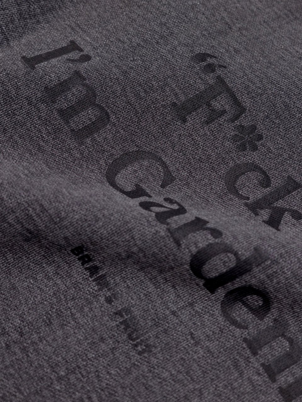 Bram's Fruit Distressed F*ck Off I'm Gardening Longsleeve - Washed Charcoal Grijs