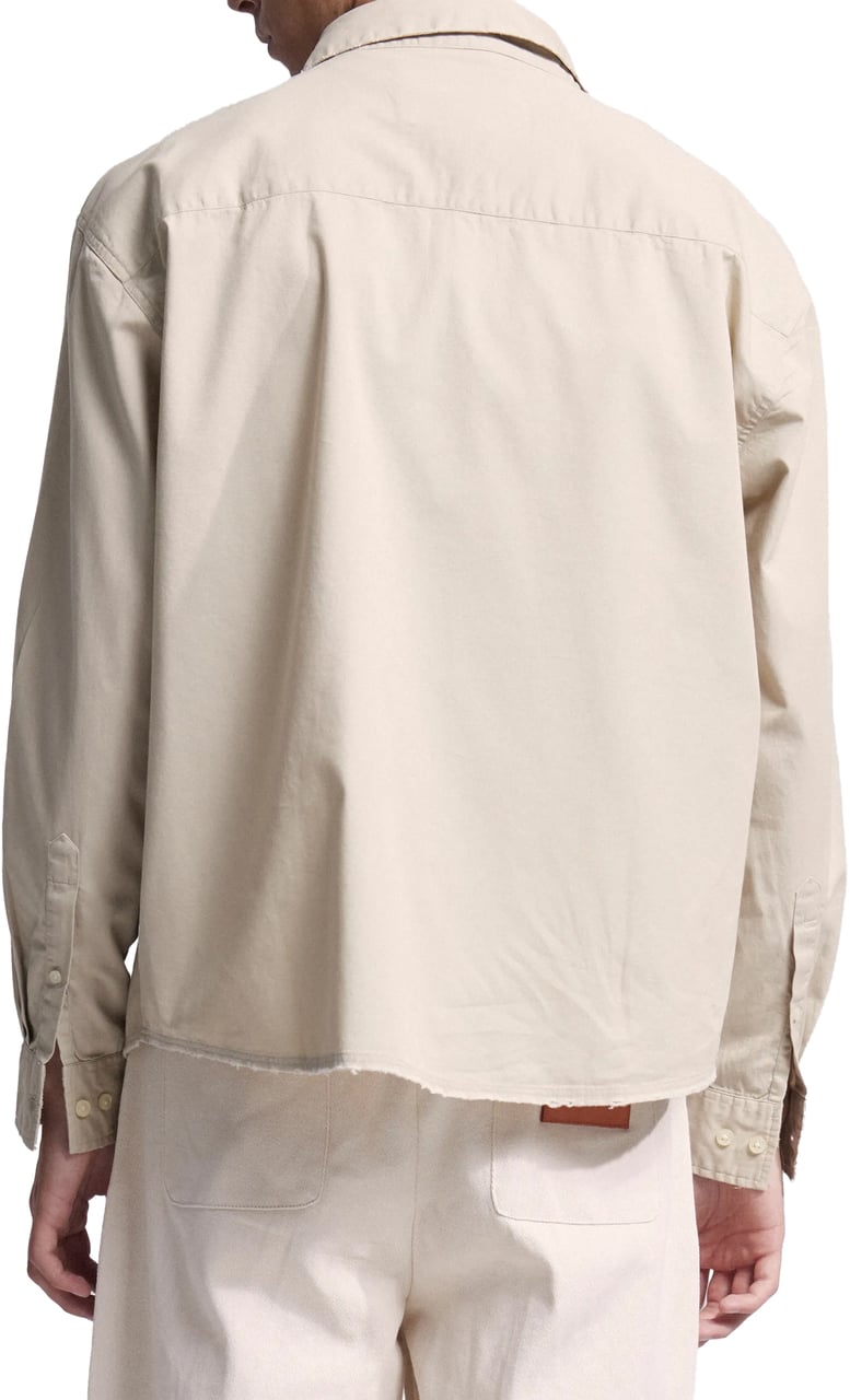 Bram's Fruit Longsleeve Varsity Shirt - Desert Beige