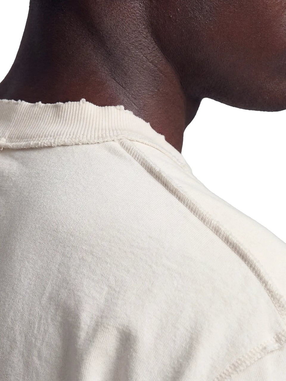 Bram's Fruit Distressed Leaf Longsleeve - Off White Wit
