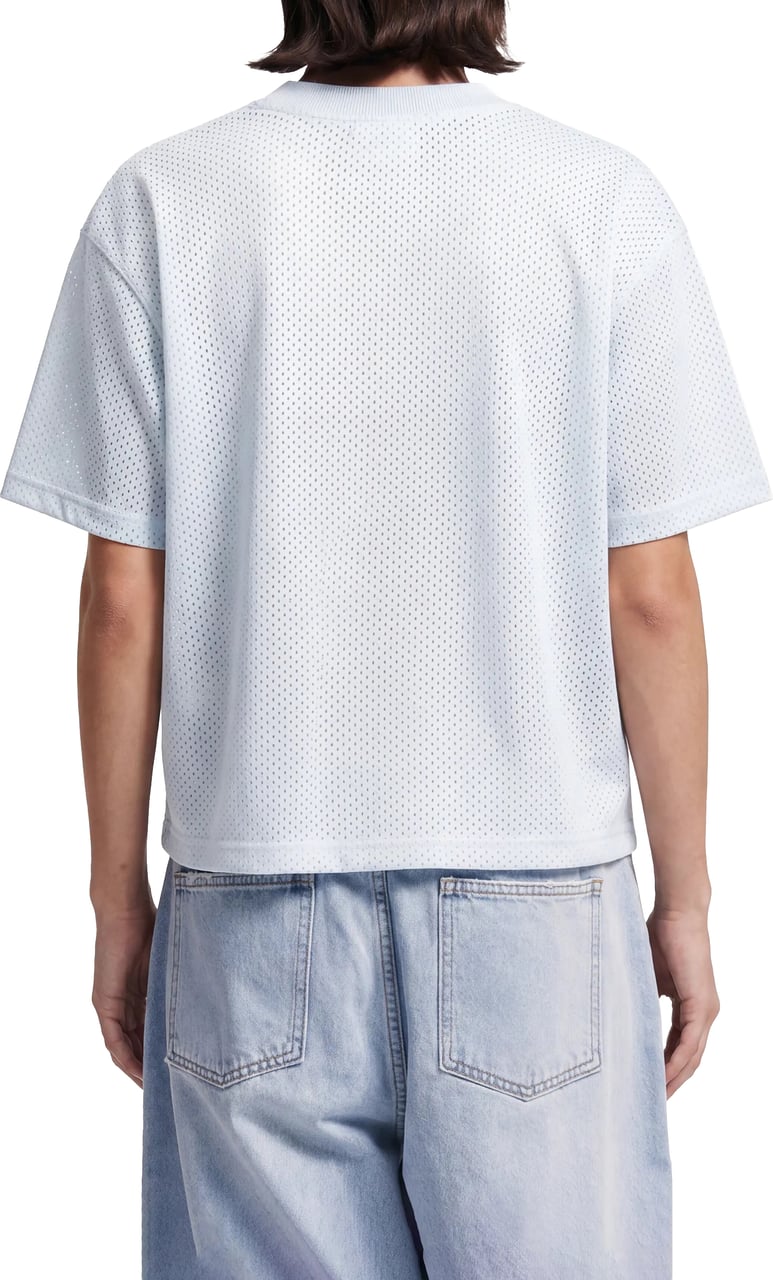 Bram's Fruit Mesh Logo T-shirt - Blueberry Blue Blauw