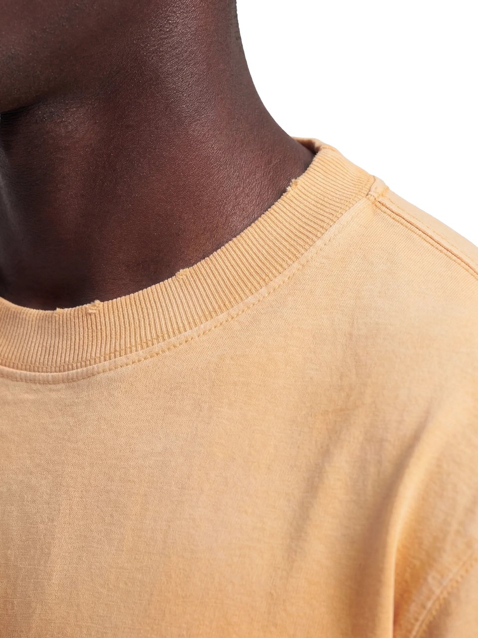 Bram's Fruit Distressed Script Logo Longsleeve - Orange Oranje