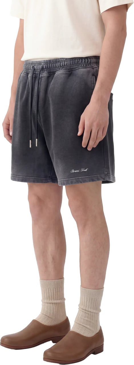 Bram's Fruit Script Logo Shorts - Shadow Black Zwart