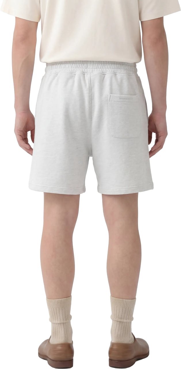 Bram's Fruit Script Logo Shorts - Grey Melange Grijs