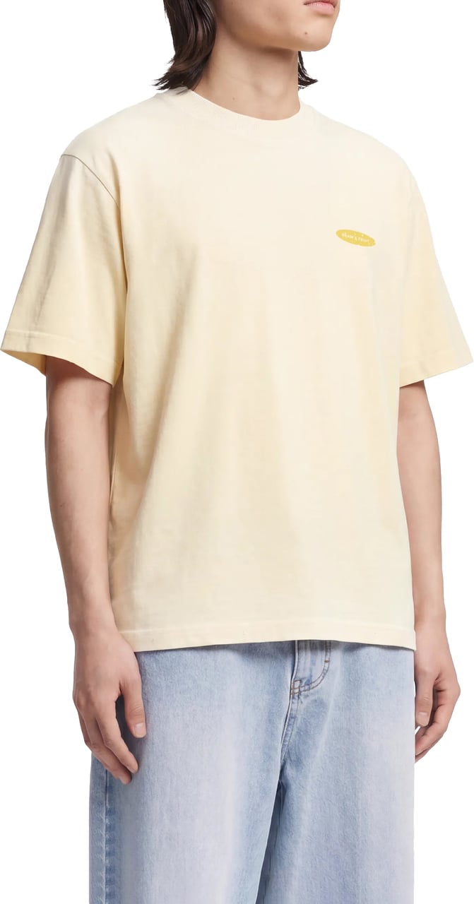 Bram's Fruit Distressed “F*ck Off I'm Gardening”T-shirt - Banana Yellow Geel