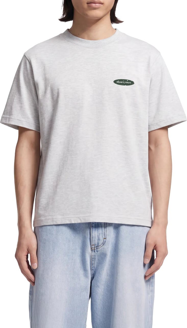 Bram's Fruit Distressed “F*ck Off I'm Gardening” T-shirt - Grey Melange Grijs