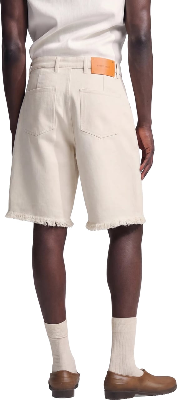 Bram's Fruit Twill Shorts Distressed 2.0 - Beige Beige