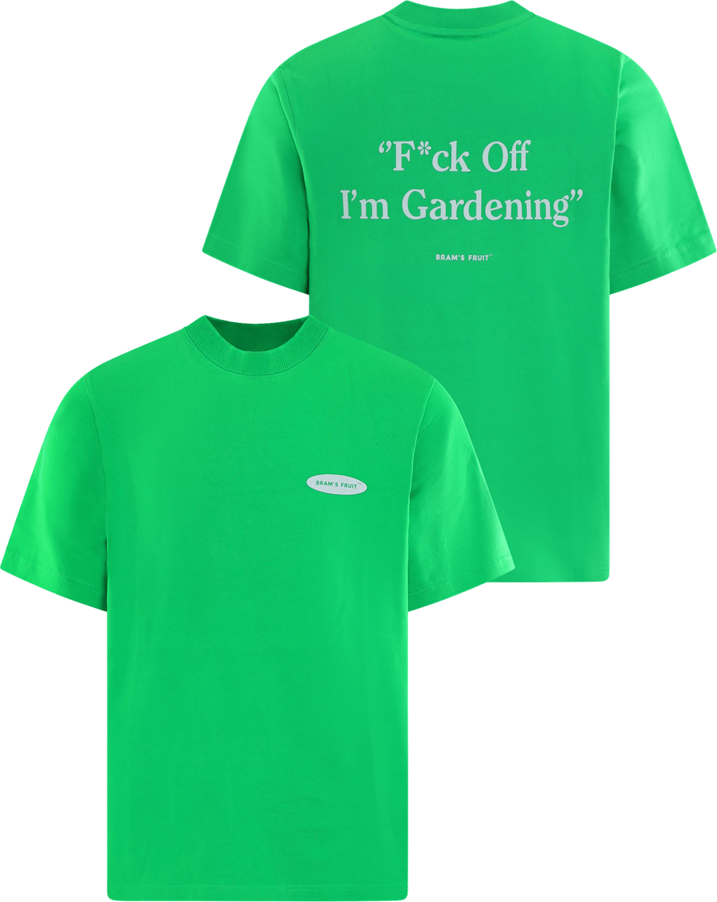 Bram's Fruit Heren F*Ck Off T-Shirt Groen Groen