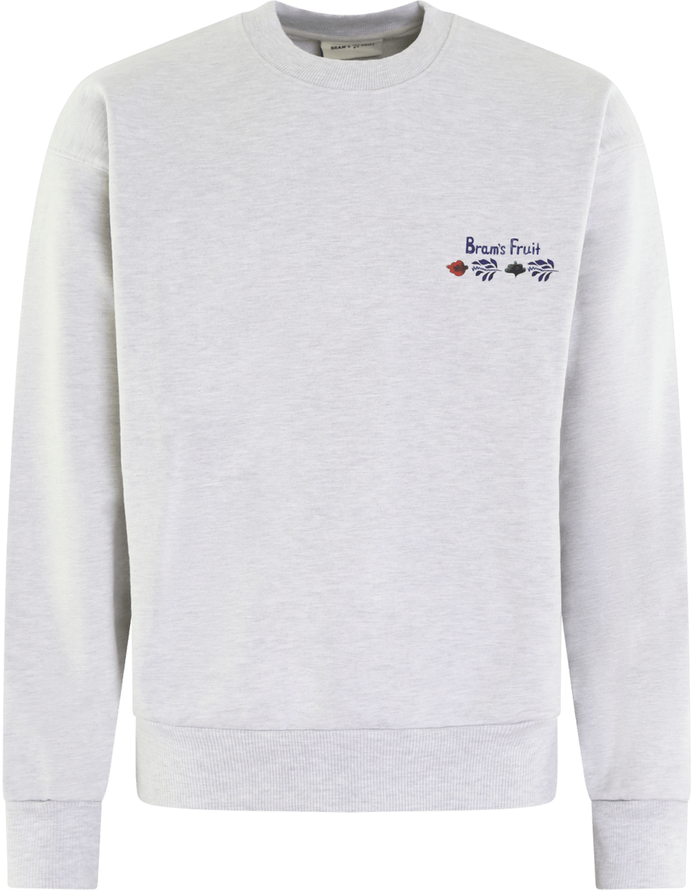 Bram's Fruit Heren Flora Sweater Grijs Grijs